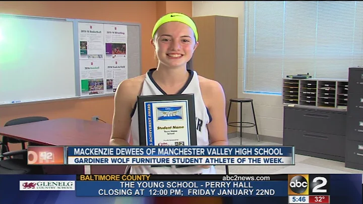 Mackenzie Dewees Student Athlete of the Week