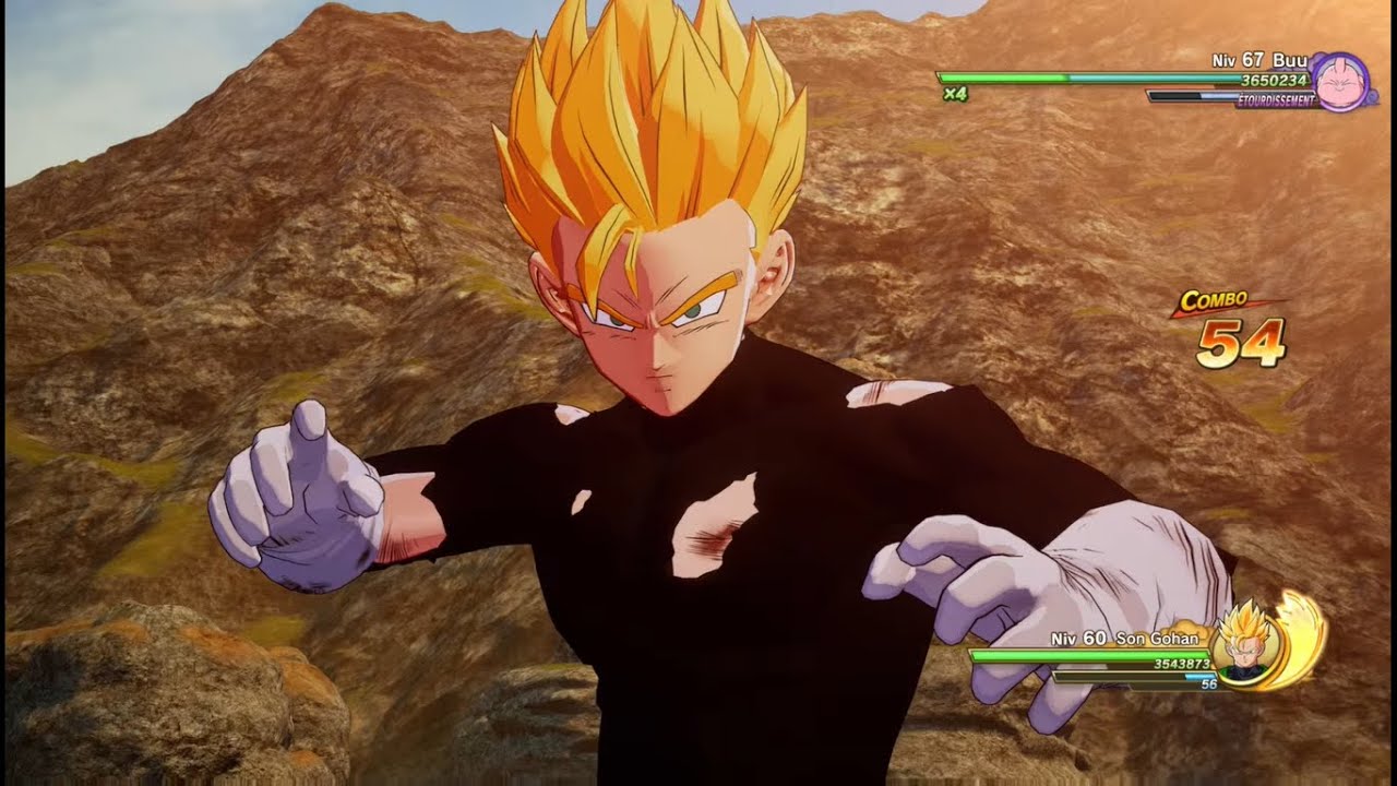 DRAGON BALL Z KAKAROT - Gohan vs Majin Buu no damage (PS5) - YouTube