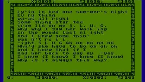 Atari 8bit Joey Ramone S.L.U.G.