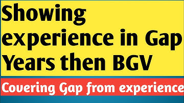 Showing Experience in Gap Years? Here’s What Happens in Background verification 2026 | Shubham