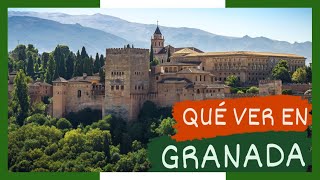 GUÍA COMPLETA ▶ Qué ver en la CIUDAD de GRANADA (ESPAÑA) 🇪🇸 🌏 Turismo y viajes a ANDALUCÍA