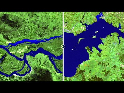Before-And-After Satellite Images of Earth from Space