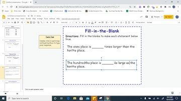 Interactive Slides - Fill-in-the-Blank