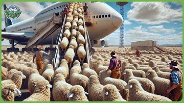 Transporting Millions of Sheep This Way – Incredible Cattle Transporting Technology