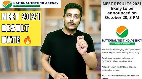 Neet 2021 official Result Date 🔥 | Neet 2021 Latest News Today | Neet news