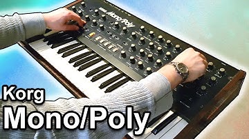KORG MONO/POLY - Ambient Arpeggiator Music | Synth Demo