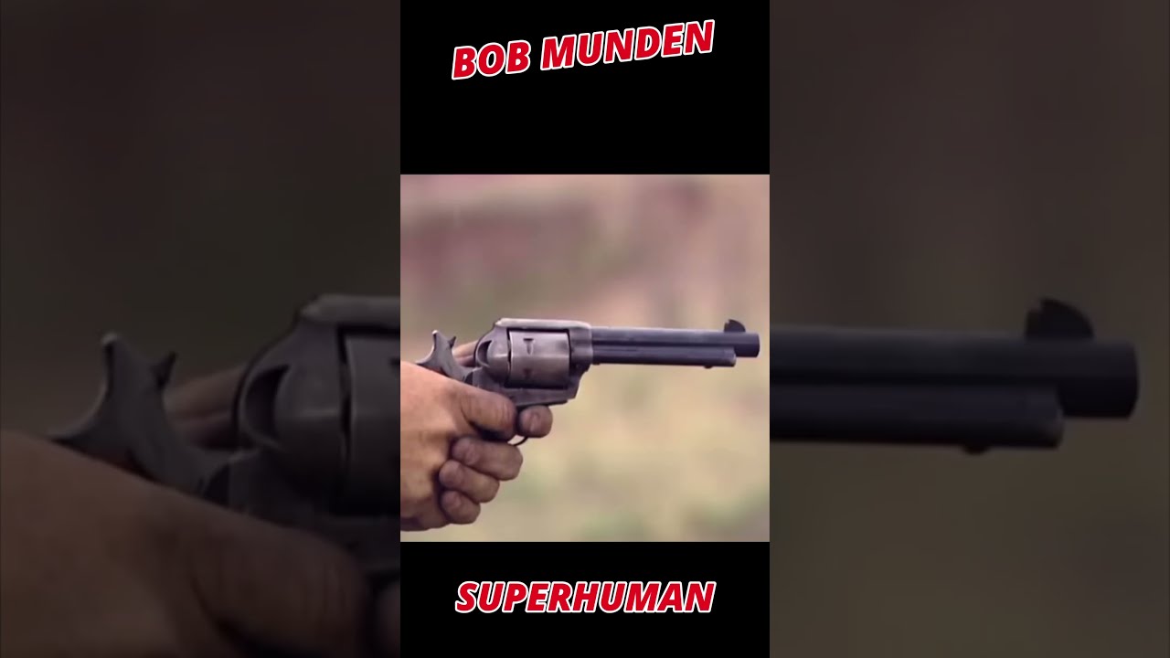 BOB MUNDEN Holds 18 World Records In The Sport Of Fast Draw Fastdraw Speedshooting