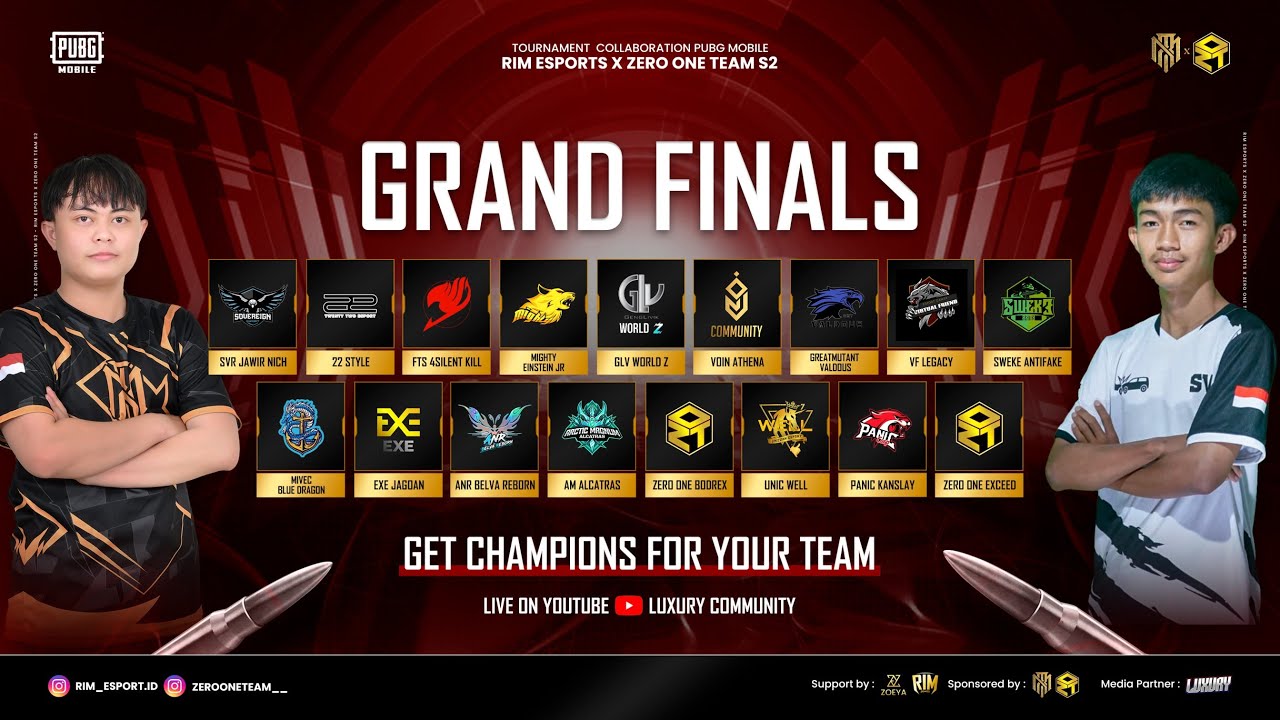 [ID} GF RIM ESPORTS X ZERO ONE TEAM | PUBGM | SHAKE UP THE BATTLEGROUNDS