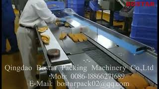 Automatic horizontal flow pack packing machine bakery bread hot dog roll packaging machine