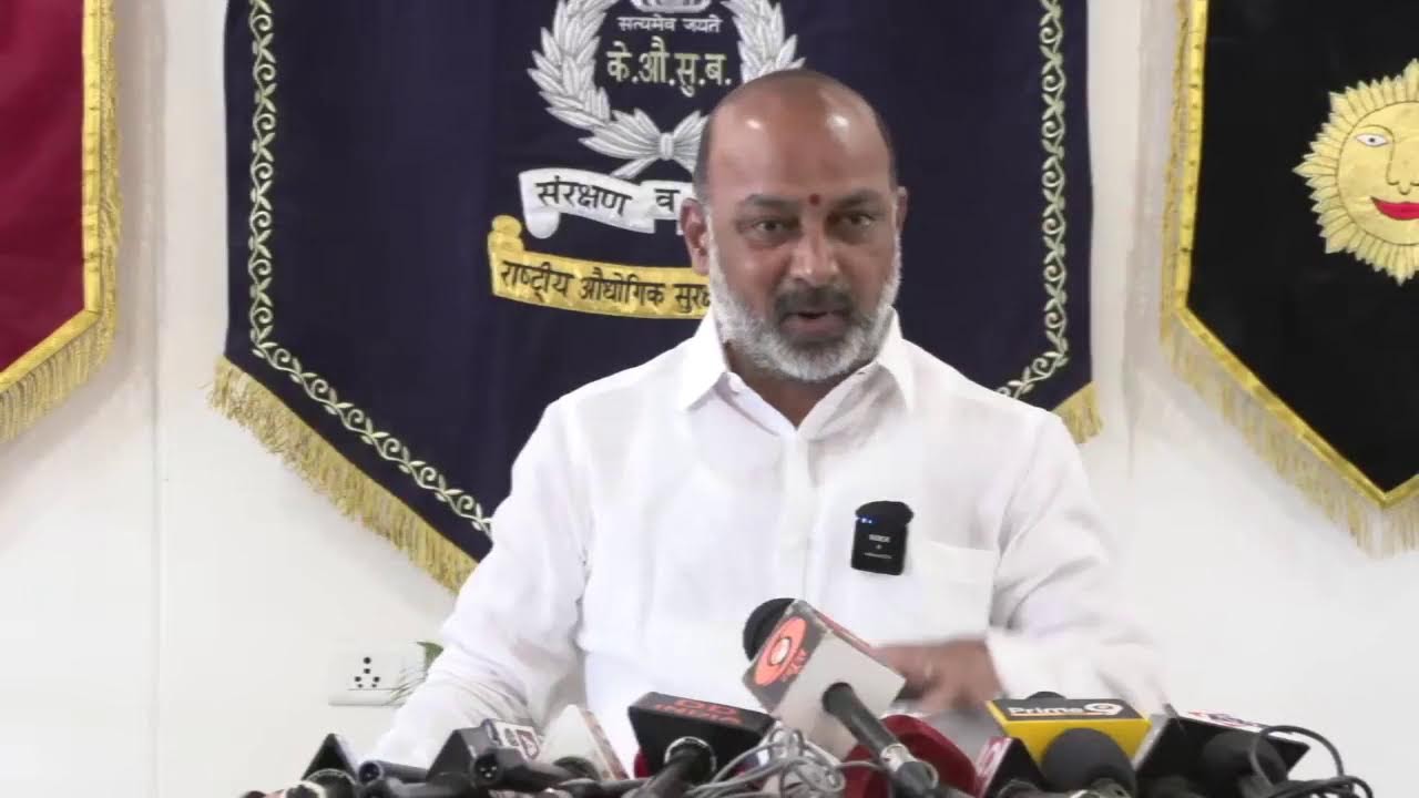 Live : Addressing the Media in Hyderabad