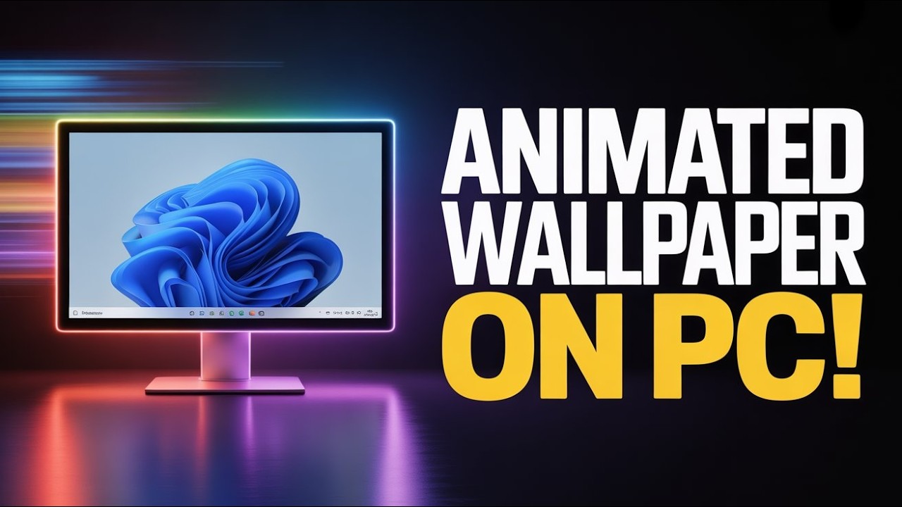 How to Set Animated Wallpaper on PC (Windows 11 Tutorial) - YouTube