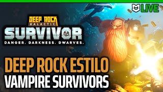 [LIVE] Testando esse Deep Rock estilo Vampire Survivors - Deep Rock Galactic: Survivor