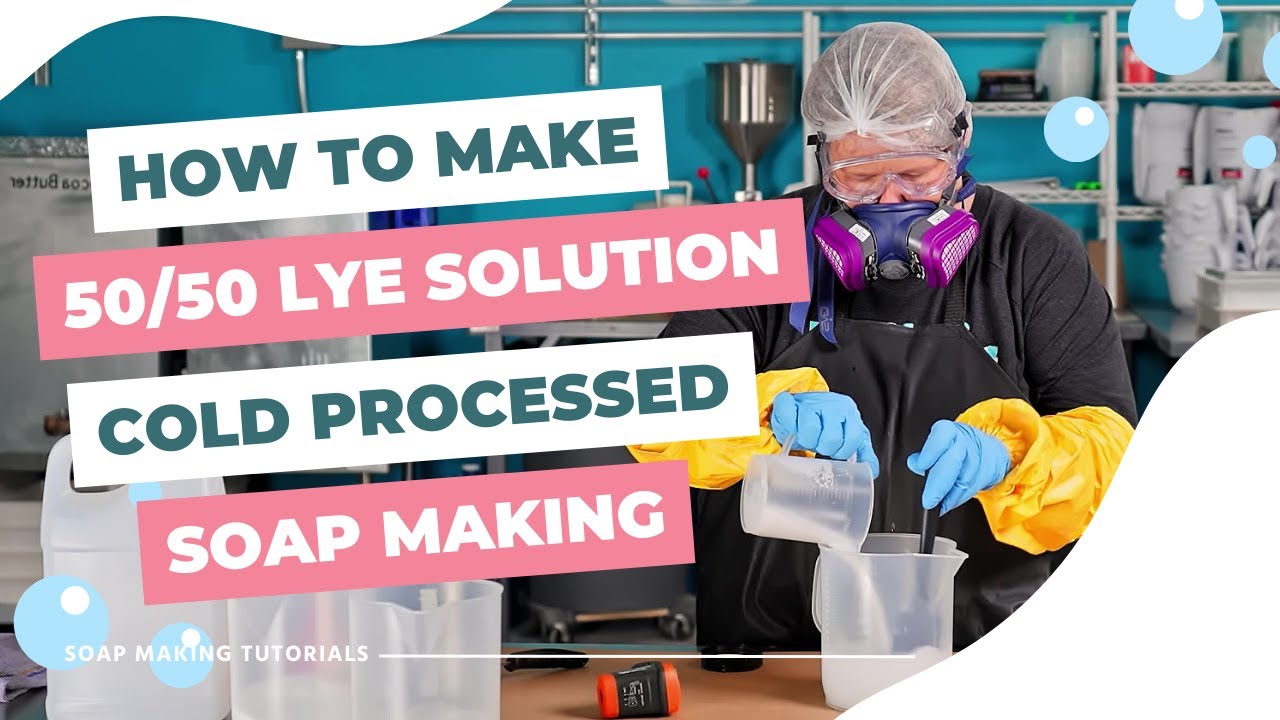 How to Make Cold Process Soap with Lye