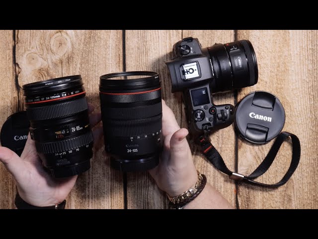 Canon RF 24-105mm F4 L vs EF 24-105mm F4 L with test shots - YouTube