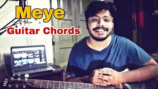 Meye - Ayub Bacchu | LRB | Guitar Chords Tutorial | Guitar Lesson