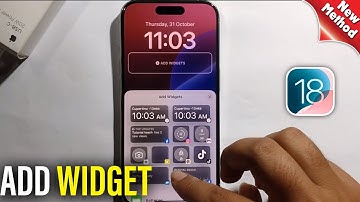 iOS 18: How To Add Widget To Lock Screen