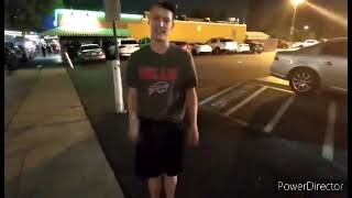 Brandon Arthurs wedgied and pantsed in public