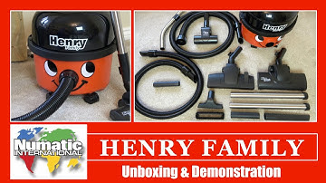 Henry Family Vacuum Cleaner Unboxing & Demonstration
