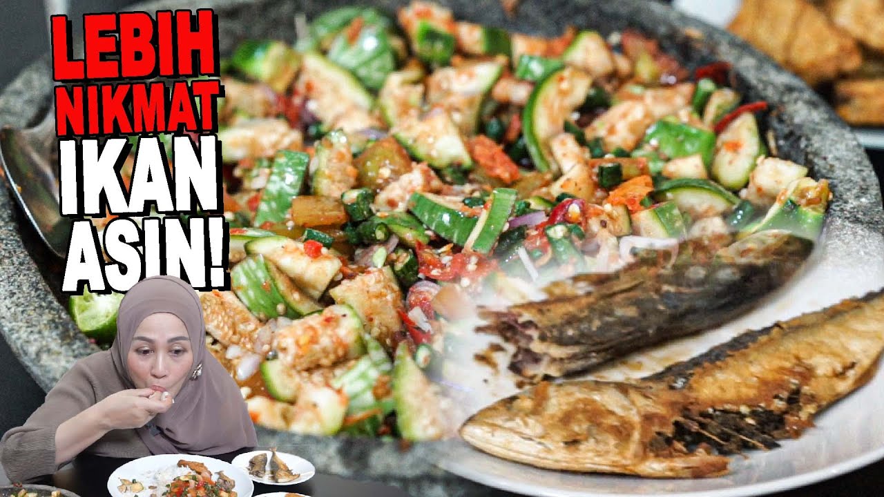 IKAN ASIN ABIS DUA!! NIH BEBERUK MEMANG THEBEST!! NAMBAH SELERA MAKAN!!