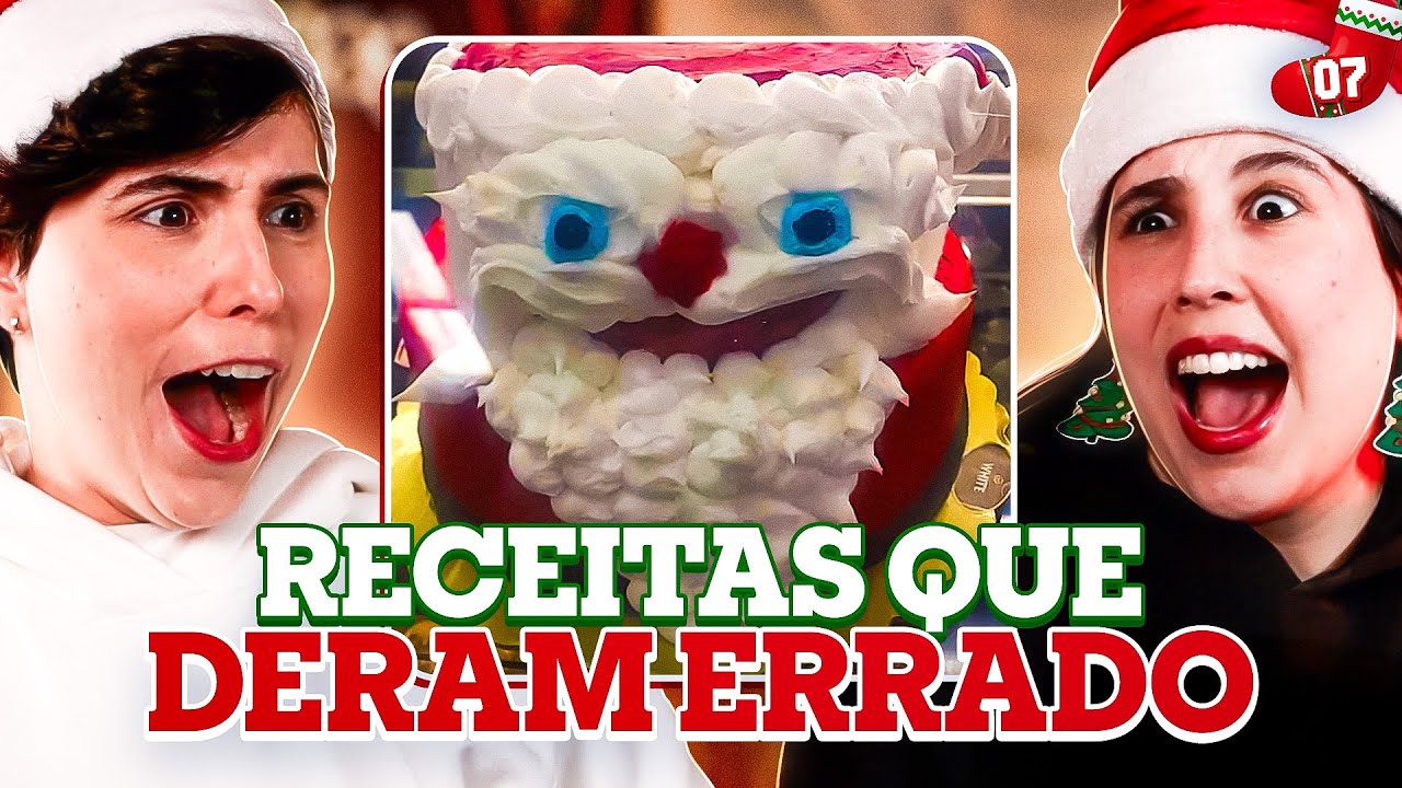 O QUE NÃO FAZER NA CEIA DE NATAL! | RECEITAS QUE DERAM ERRADO: VLOGMAS #07