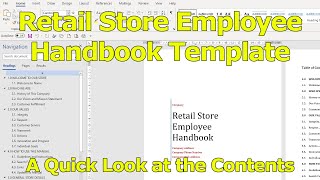 Retail Store Employee Handbook Template | Create Yours Fast