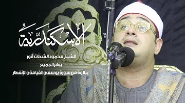 في ليلة استثنائية بالأسكندرية |محمود الشحات أنور يبهر الجميع بتلاوة من سورة يوسف والقيامة والإنفطار