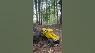 Element rc enduro Ecto rc crawler in the woods