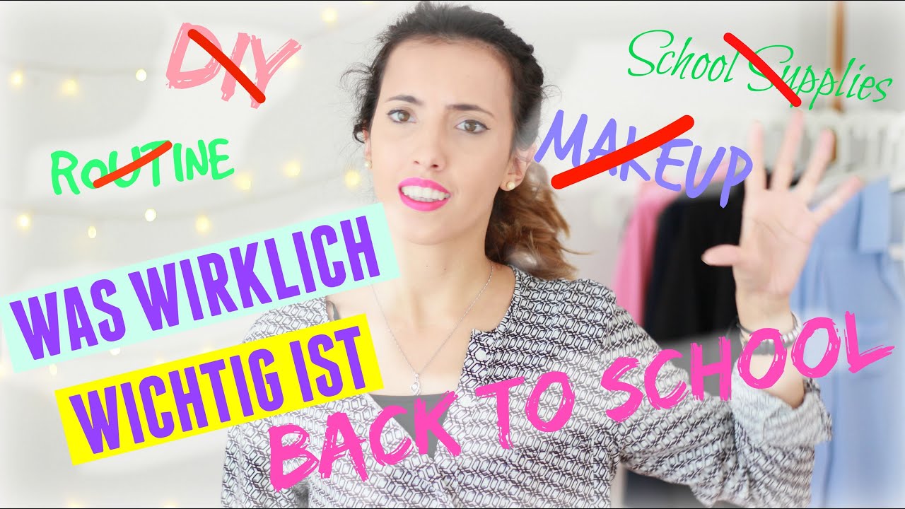 F**** auf.... WAS WIRKLICH WICHTIG IST | Back to School beautycon