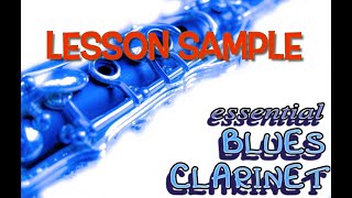 Essential Blues Clarinet- lesson sample