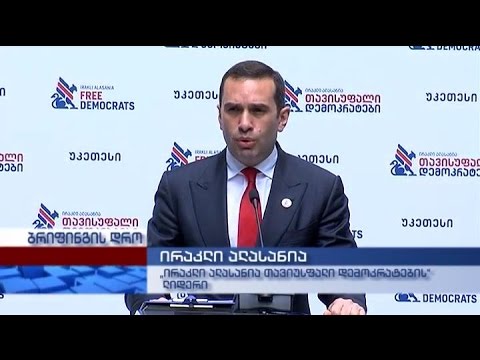 “ირაკლი ალასანია - თავისუფალმა დემოკრატების” თბილისის მაჟორიტარი კანდიდატების წარდგენა