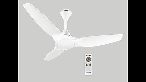 Crompton Greaves Silent Pro Enso Smart 1225 mm Activ Bldc Ceiling Fan Remote IOT Enabled (All White)