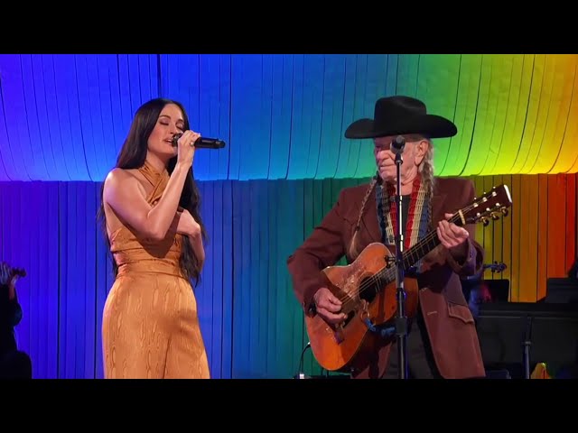 Kacey Musgraves u0026 Willie Nelson - Rainbow Connection (CMA Live) class=