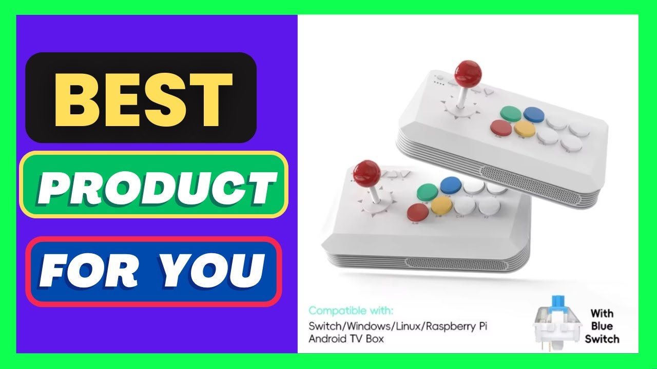 Switch 2 Arcade Stick | Y5A Wireless Bluetooth Fight Stick with 2.4G