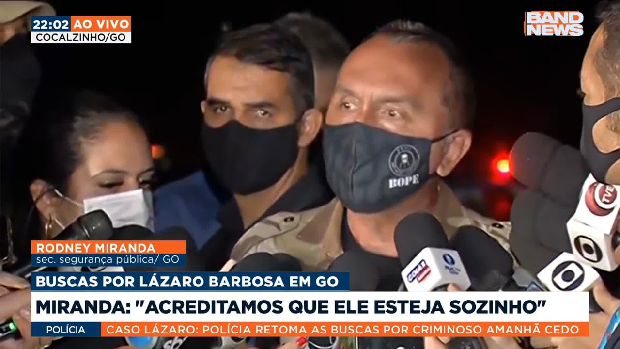 Secretário de Segurança de Goiás fala sobre buscas por Lázaro