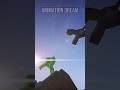 Minecraft dream vs animation dream  dream on kratos cliff jump minecraft shorts dream dreamon