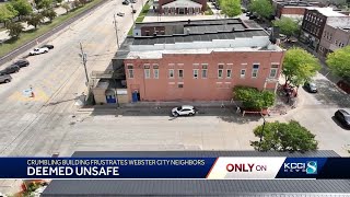 Will crumbling Webster City building be repaired or torn down?