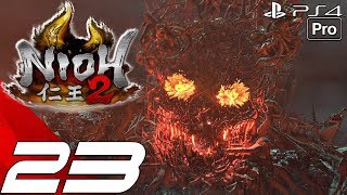 NIOH 2 - Gameplay Walkthrough Part 23 - Koroku & Daidara Bochi Boss Fight (Full Game) PS4 PRO