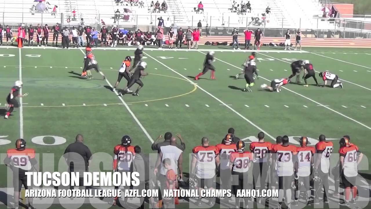 Tucson Desert Demons week 1 Arizona Football League AzFL Club YouTube
