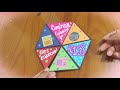 Carta desplegable hexagonal - Pinky Manualidades