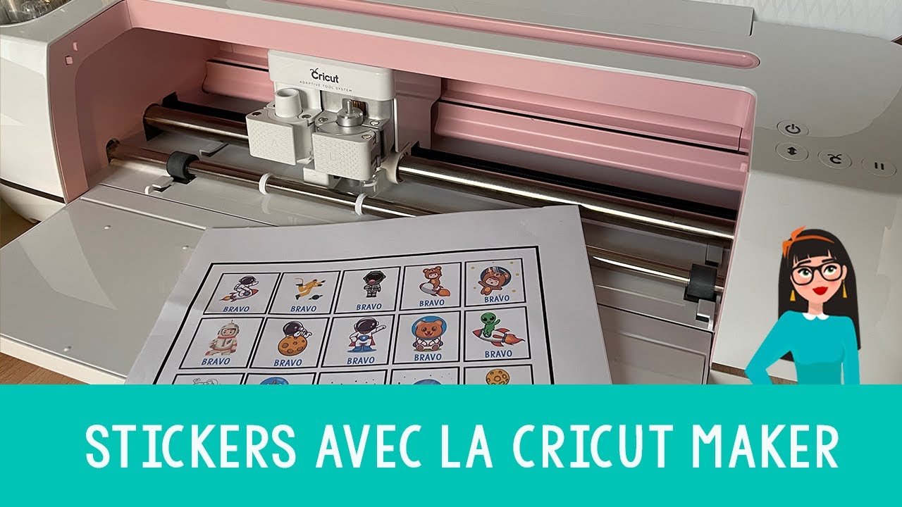 Créer des stickers avec la cricut maker 