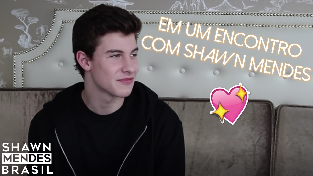 Em um encontro com Shawn Mendes. (PT/BR)