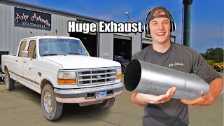 I Put The Loudest Exhaust I Could Buy In My 7.3L Powerstroke