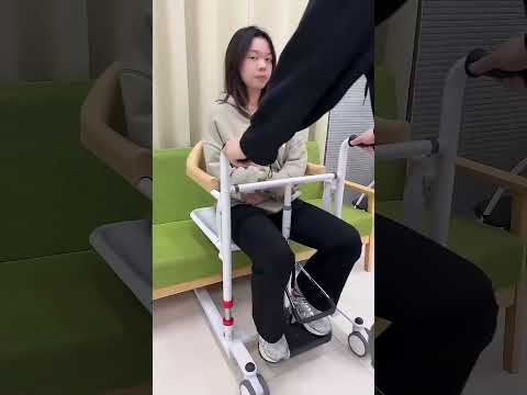 Product Link in Bio ( # 2309 ) ▶️4-in-1 Shower & Transport Hydraulic Patient Lift Nursing Chair