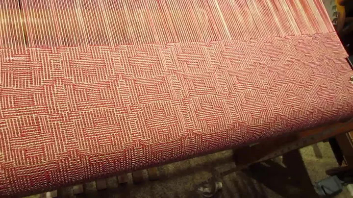 Shadow weave circles  - for towels