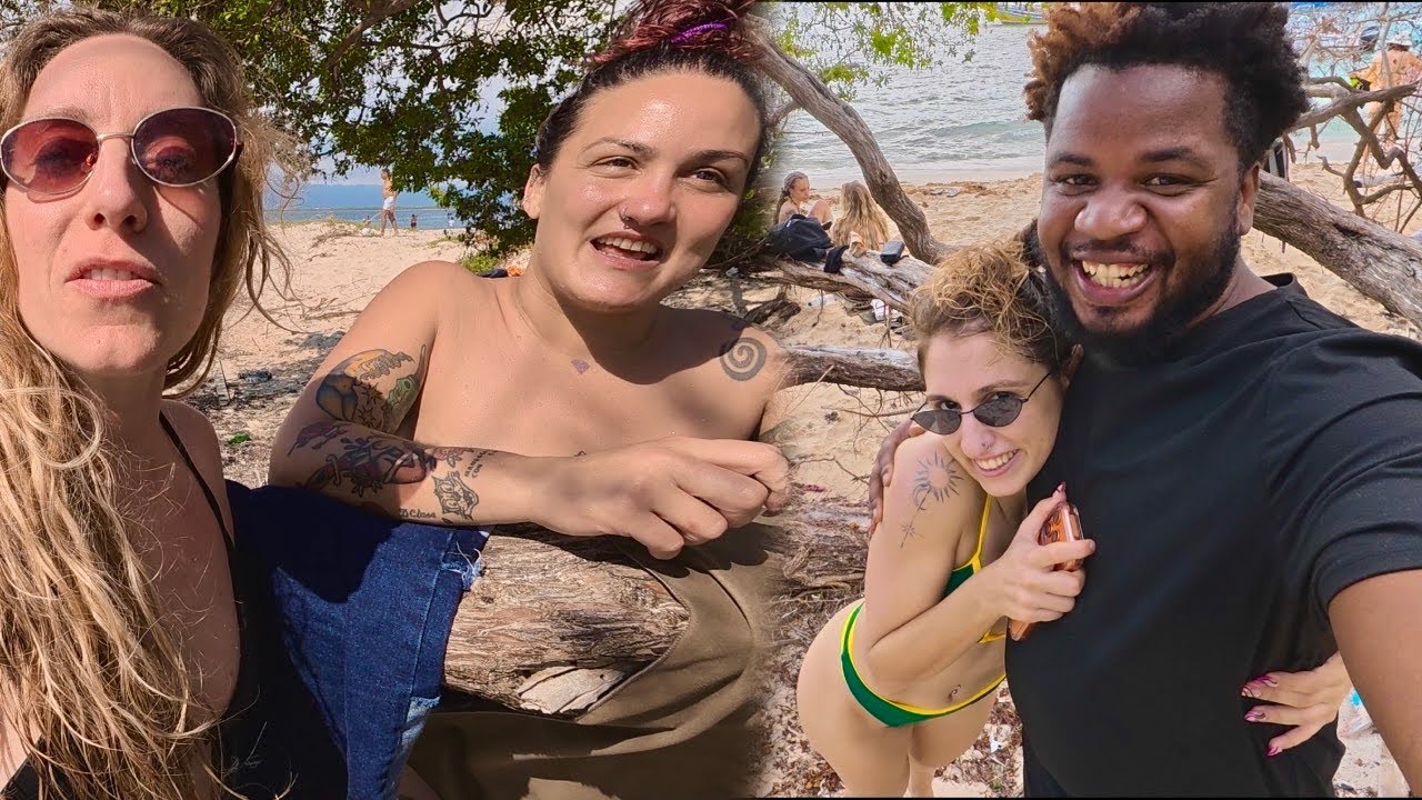 First 2026 Island Adventure | Israeli & USA girls link up at Lime Cay 🇺🇸🇮🇱