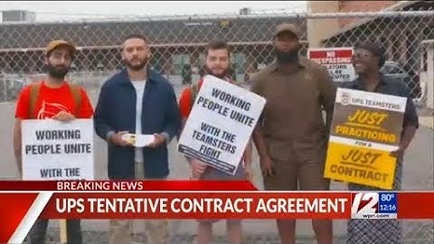 UPS reaches tentative contract agreement with union