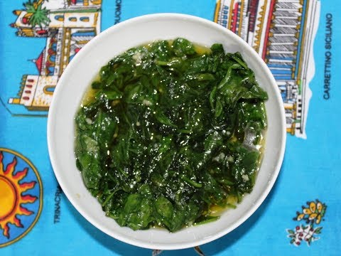 Шпинат по-итальянски. Вкусно, полезно и быстро! Italian Spinach easy to cook.