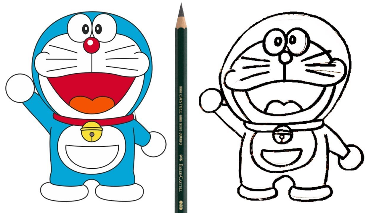 Cara Menggambar Doraemon Untuk Pemula YouTube