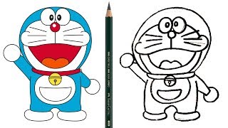 Cara Menggambar Doraemon untuk pemula