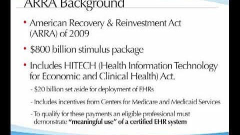 Meaningful Use and the HITECH Act: Top Five Things to Know